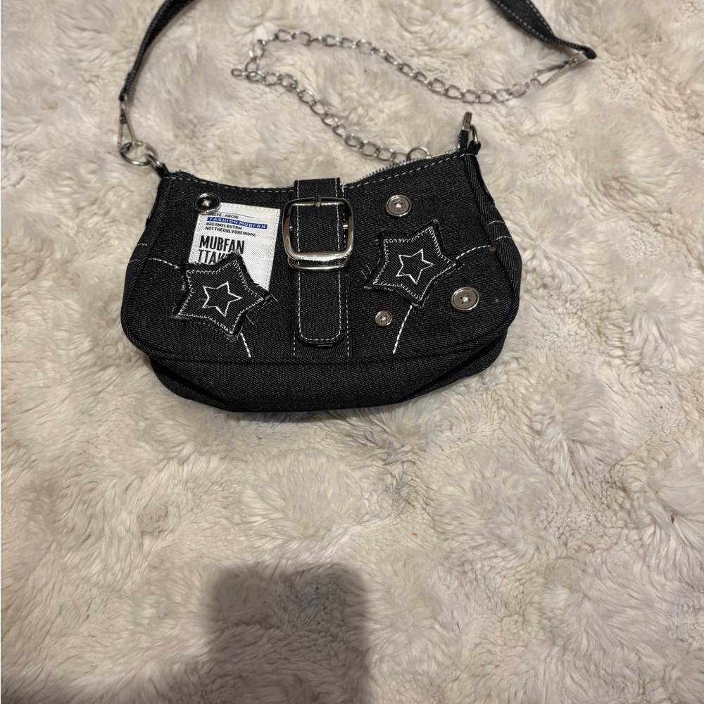 3/30$ Black Shoulder Bag - Picture 5 of 7